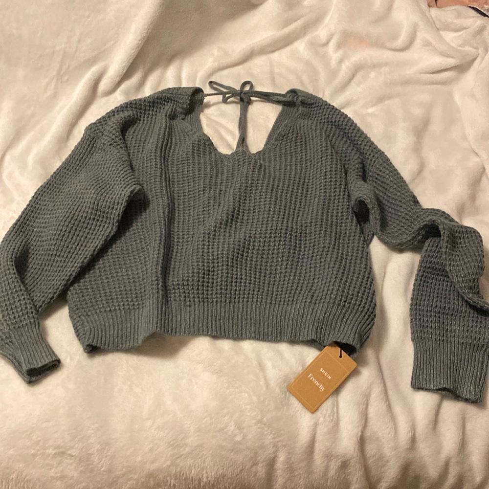 Green sweater